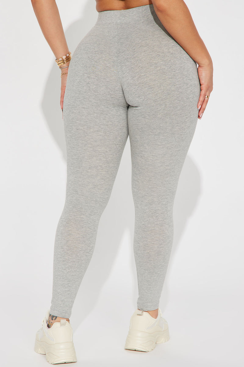 Game Changer Legging - Heather Grey, Fashion Nova, Leggings