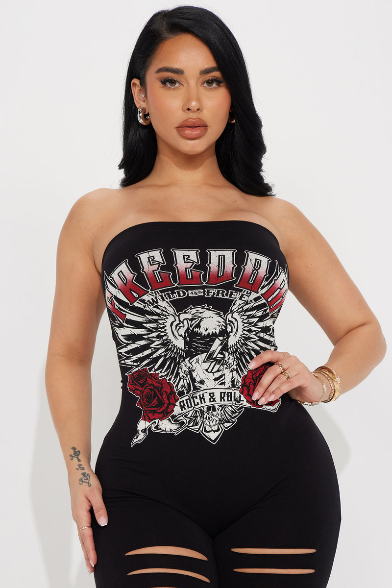 Wild And Free Jumpsuit Black
