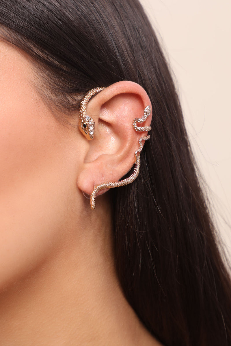 Swarovski snake discount ear cuff