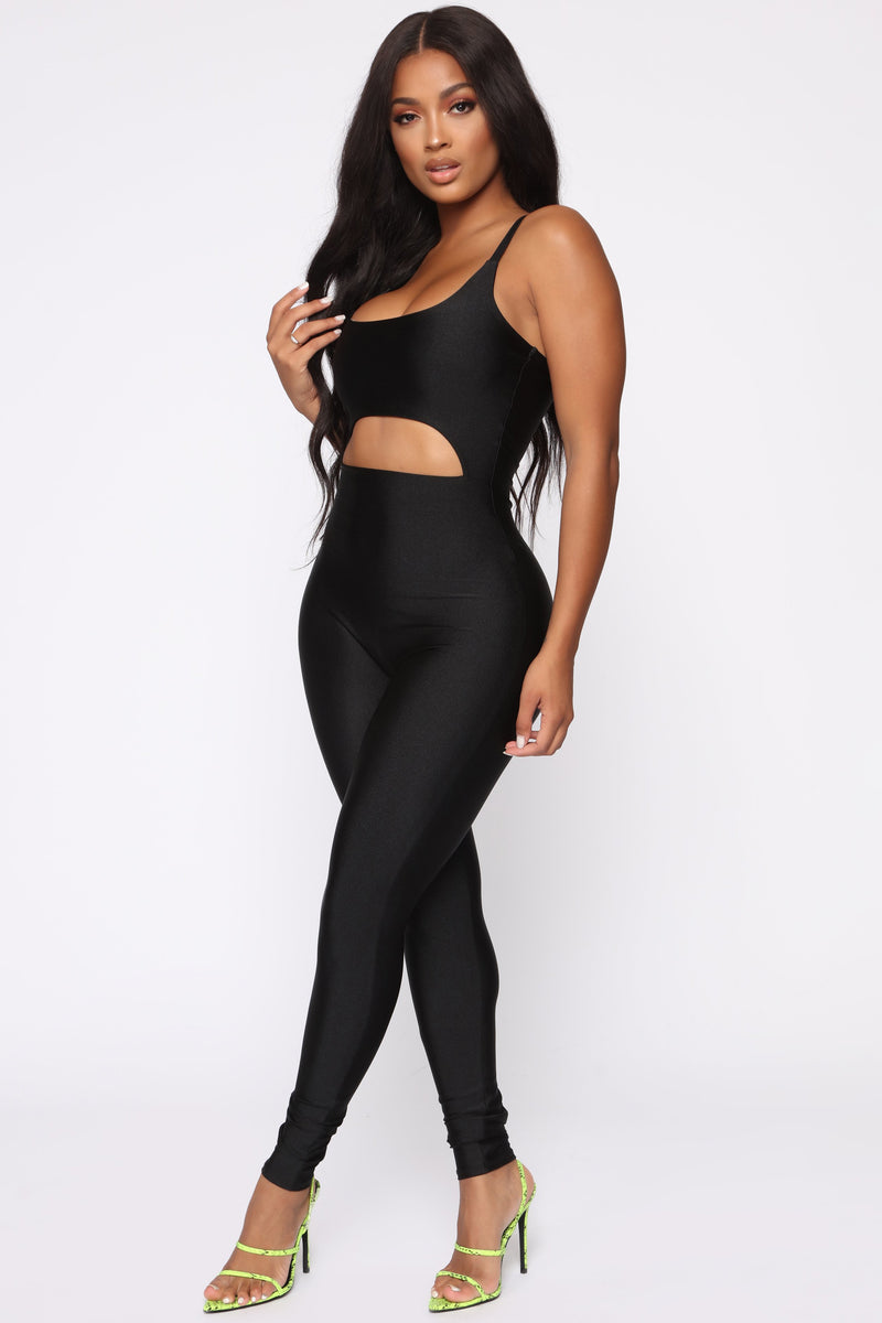 A Cut Above The Rest Jumpsuit Black
