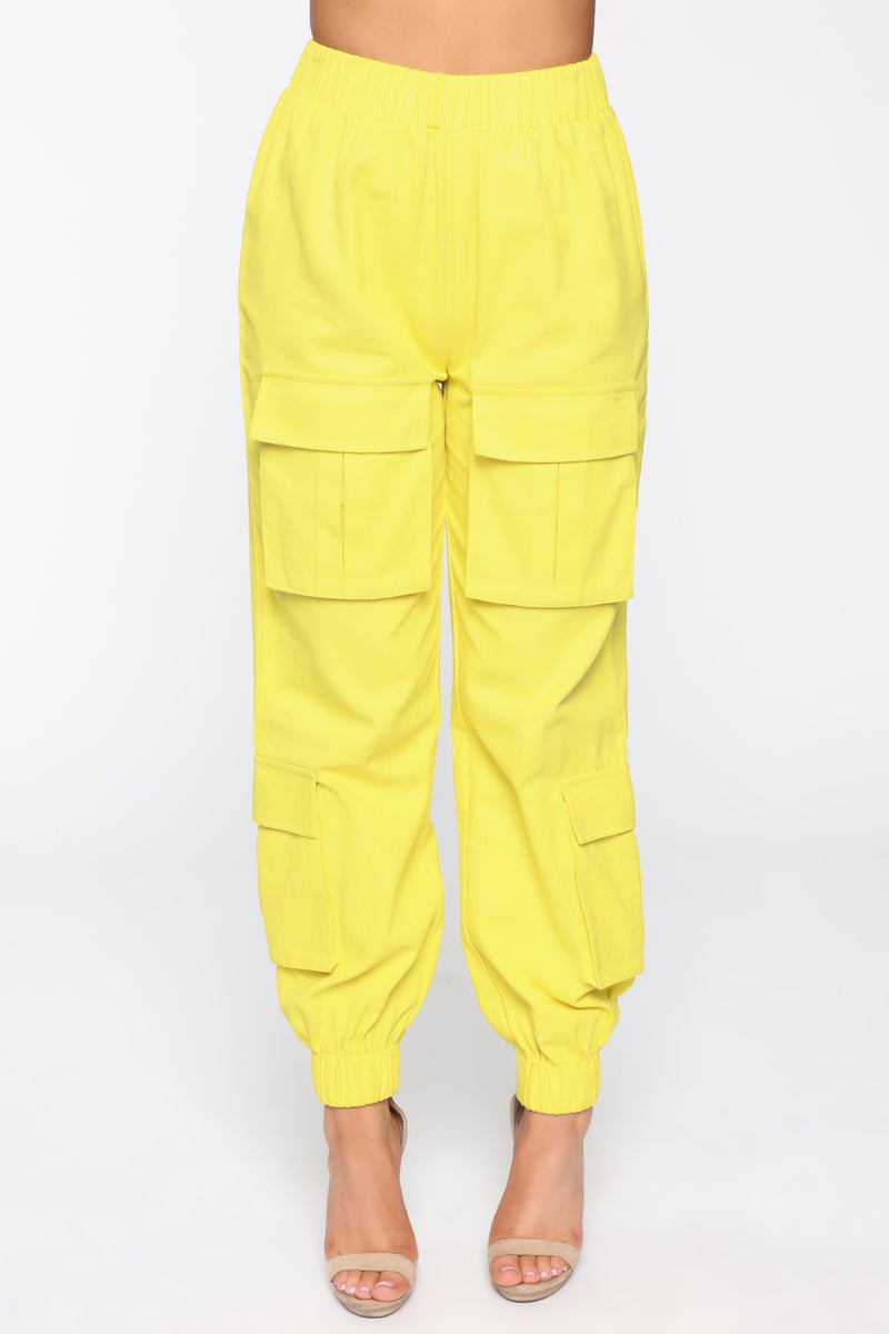 New Moves Cargo Pants Yellow Fashion Nova, Pants Fashion Nova