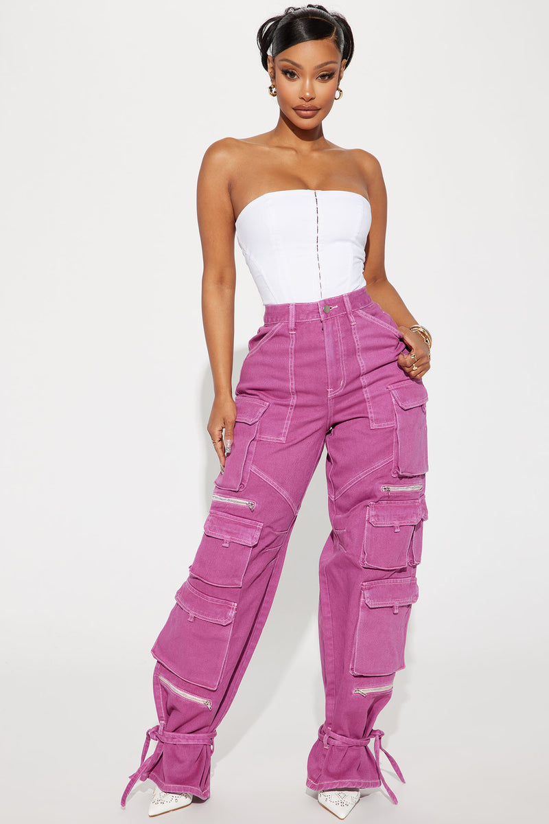 Fashion nova purple pants clearance