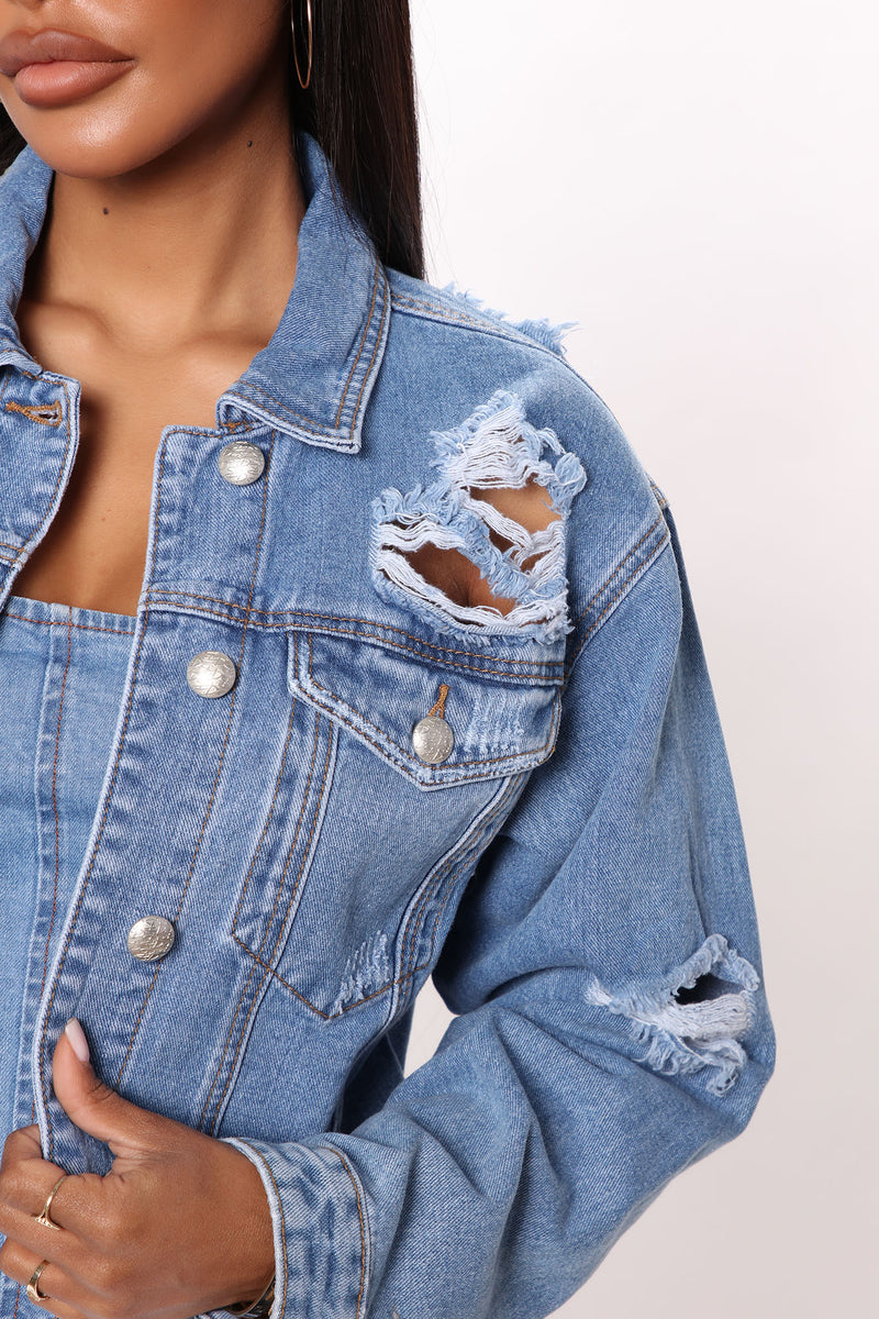 Fashion nova oversized denim jacket new arrivals