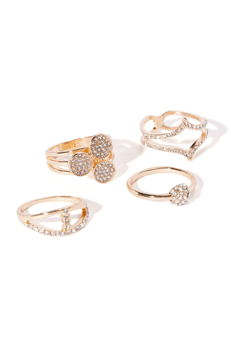 Gold Diamond Cut Ring 26-Pack - Lovisa