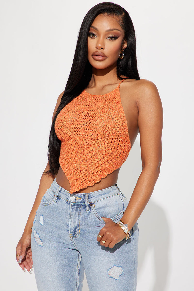 Fashion nova crochet top hot sale