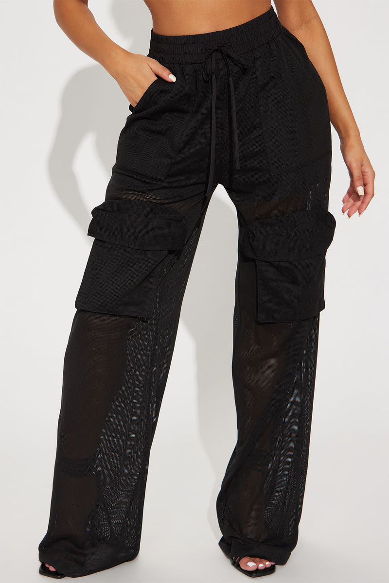Keep It Cool Mesh Cargo Pant Black