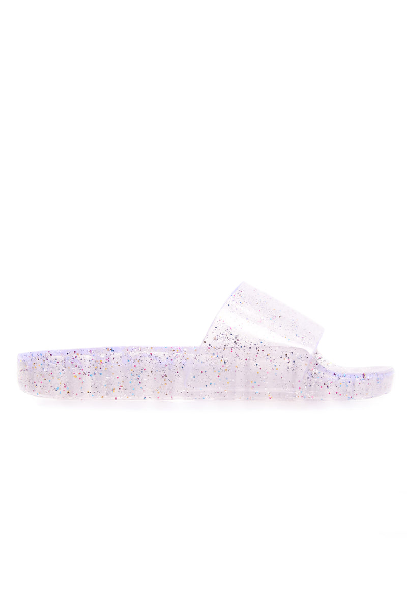 Glitter slides wholesale sales