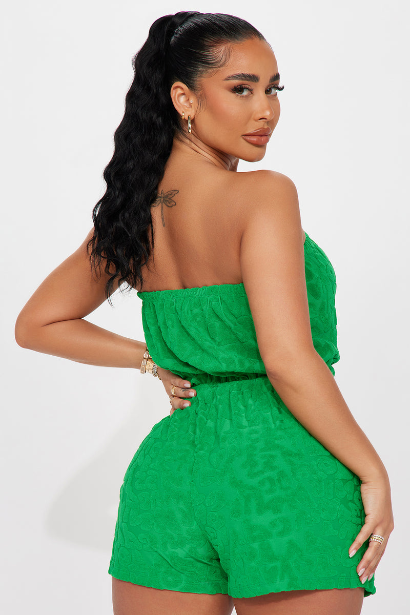 Neon green romper fashion outlet nova