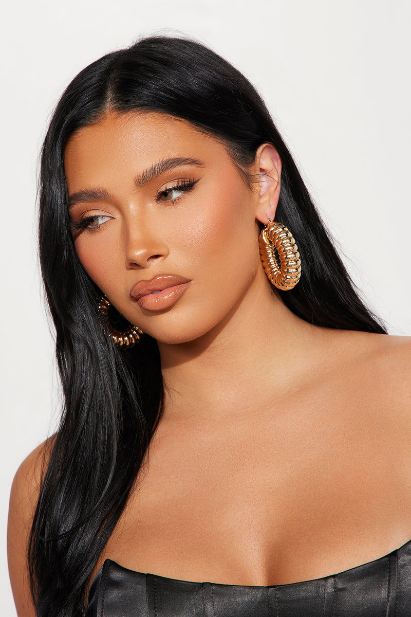 Tropical Sun Earrings Gold Fashion Nova, Jewelry Fashion Nova