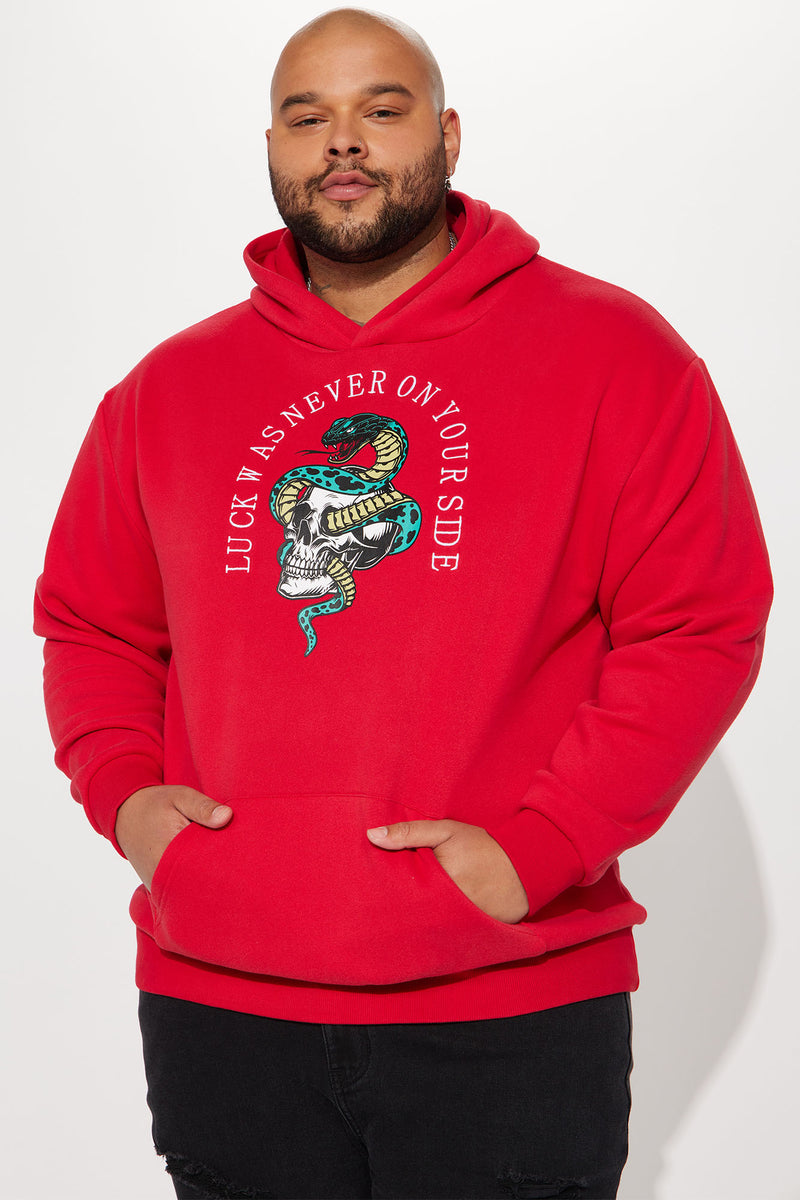 On Your Side Hoodie Red Fashion Nova Mens Fleece Tops