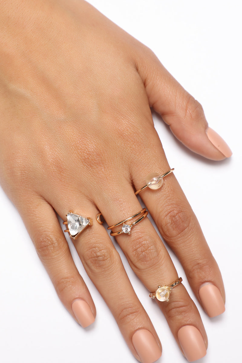 Rings And Things Ring Set Gold Fashion Nova, Jewelry Fashion Nova