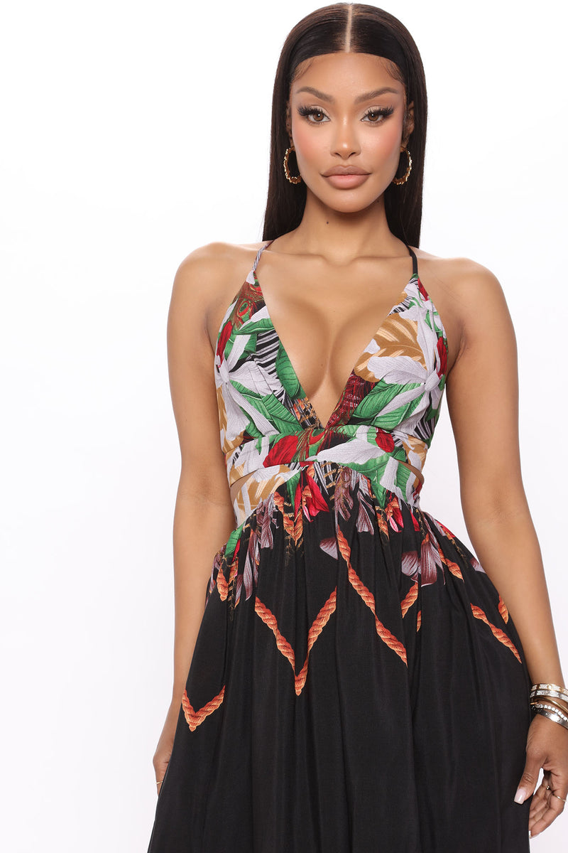 Sweet Loving Summer Dress Black combo