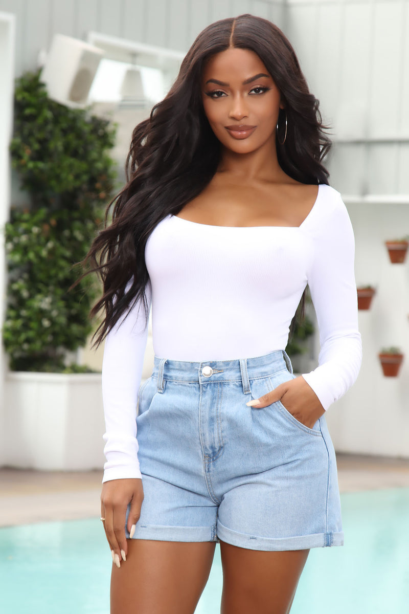 Fashion nova new arrivals white bodysuit
