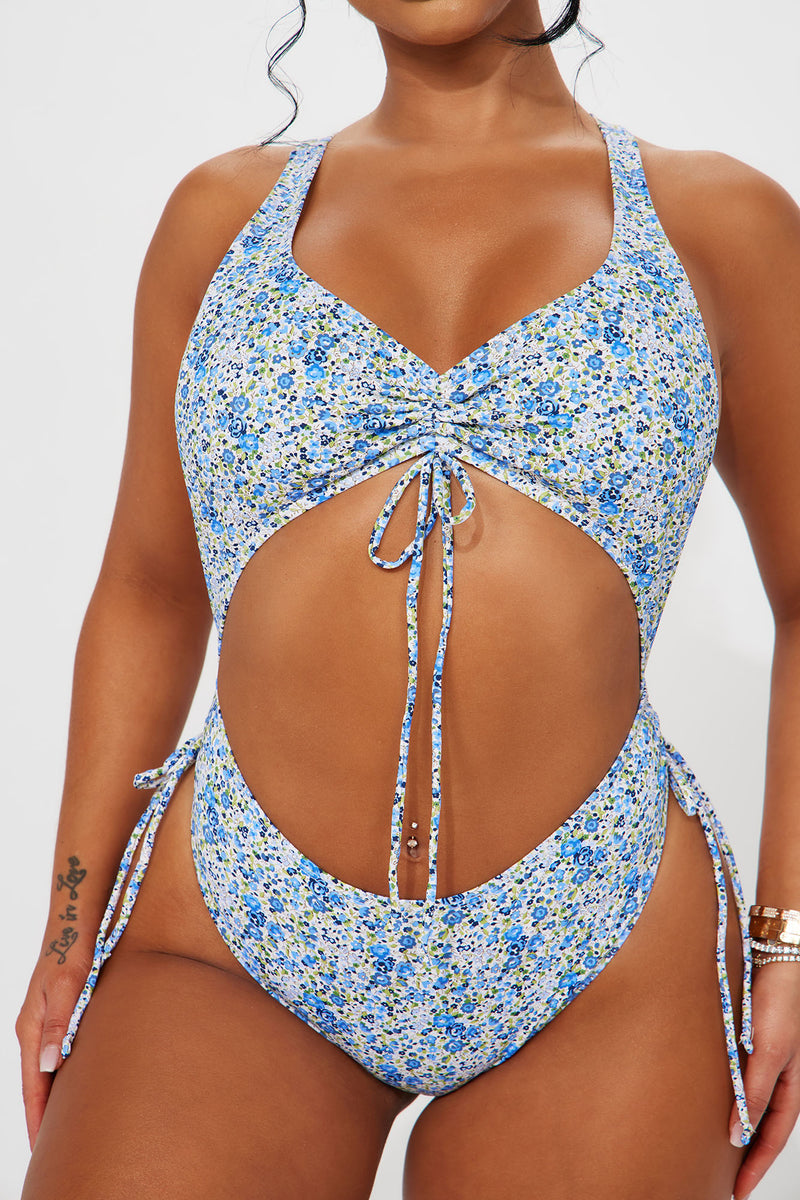 Fun And Fresh 1 Piece Swimsuit - Blue/combo