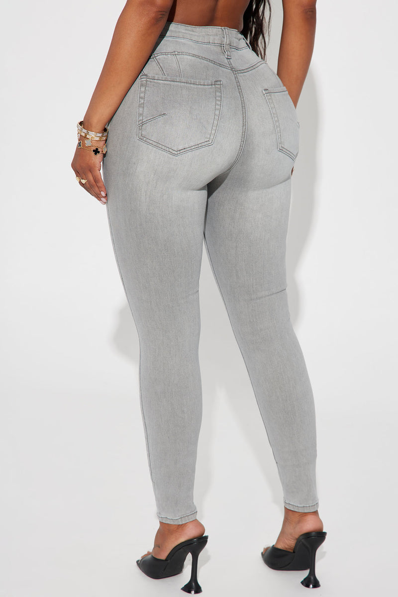 Fashion nova grey shop jeans