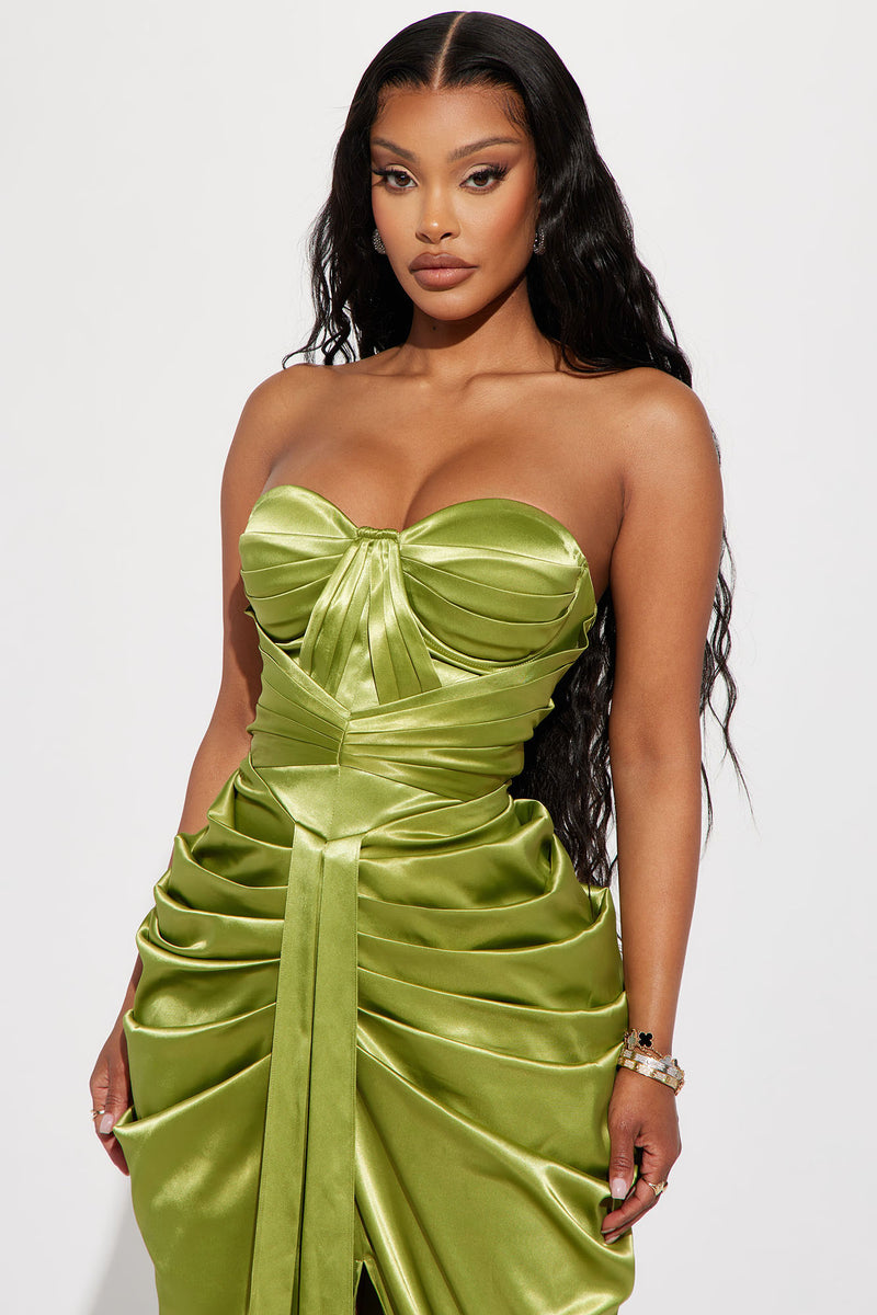 Fashion nova sales marina satin dress