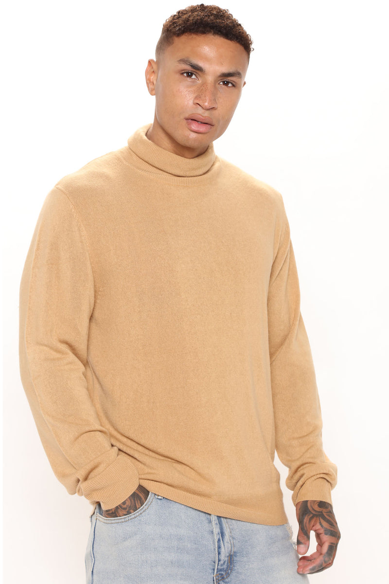 Mens on sale camel turtleneck