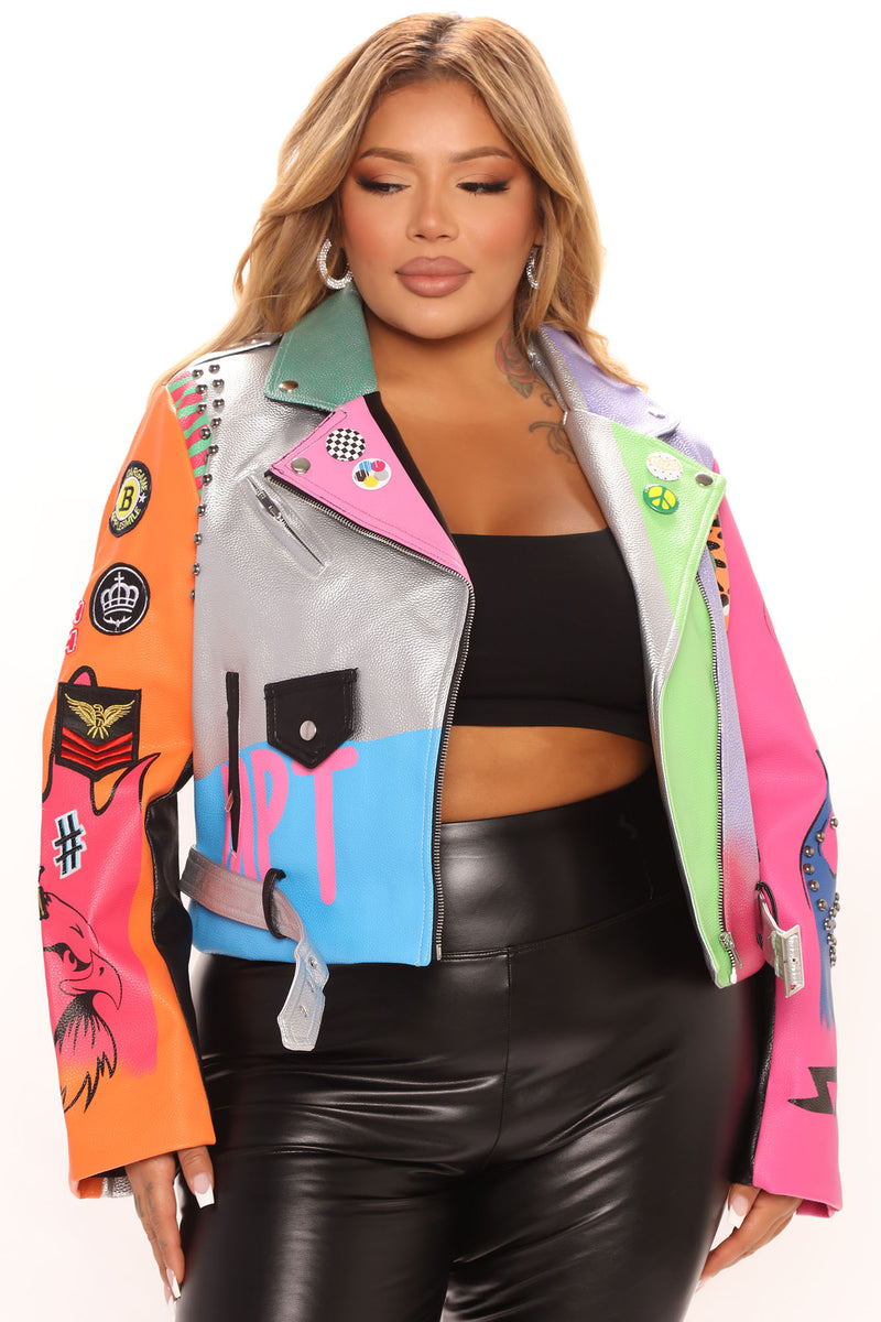 Wild Things Moto Jacket Multi Color