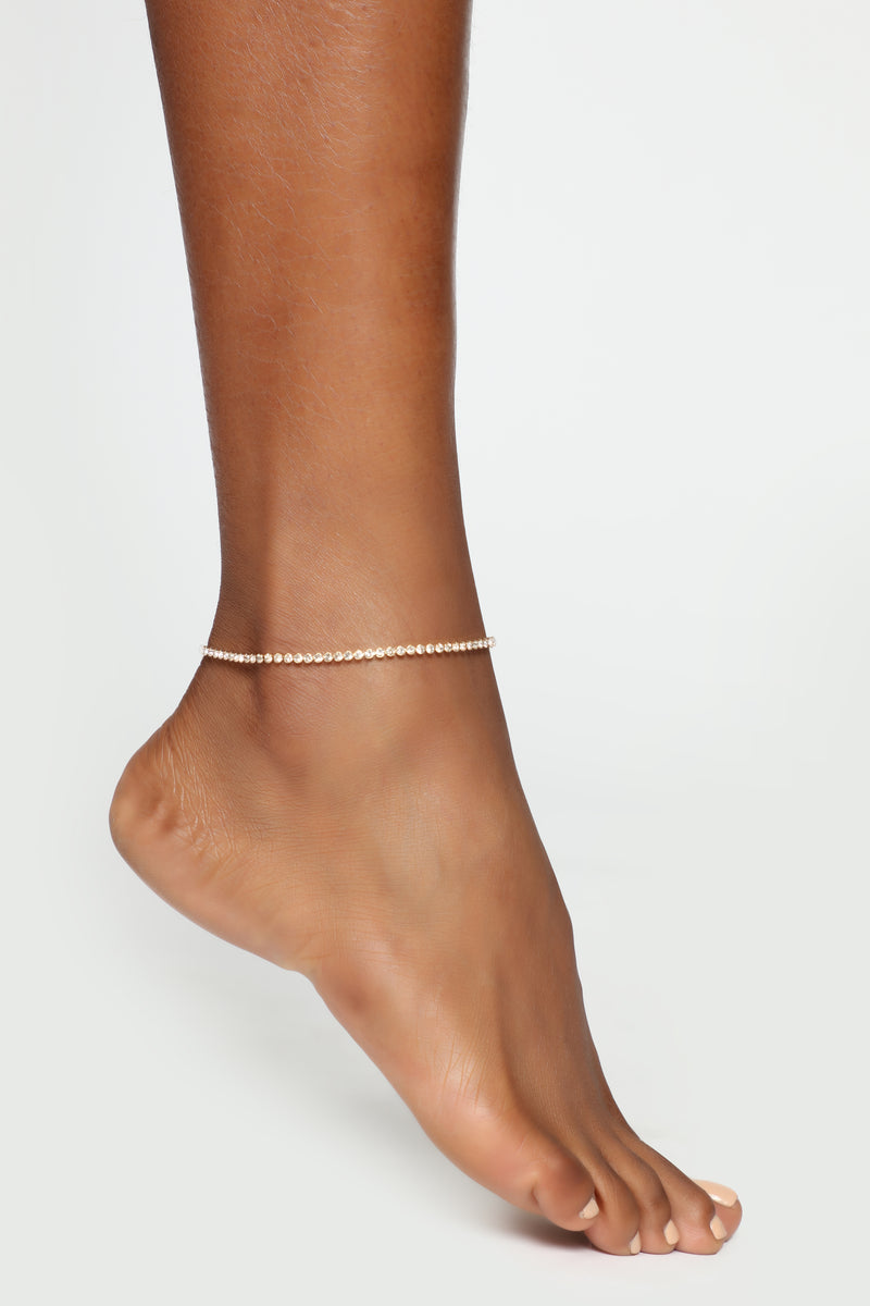 Bling ankle hot sale bracelets