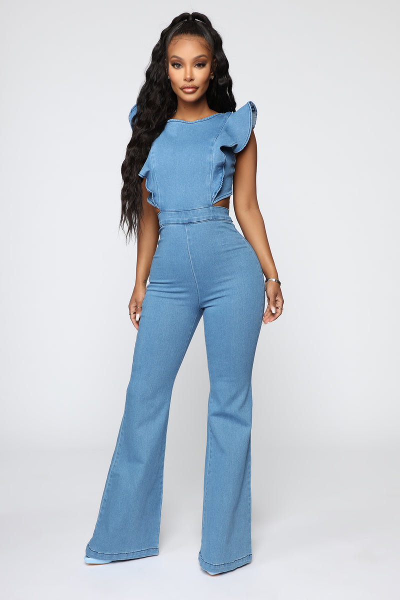 Fashion nova deals jean romper