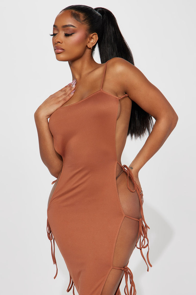 Fashion nova top suede dress