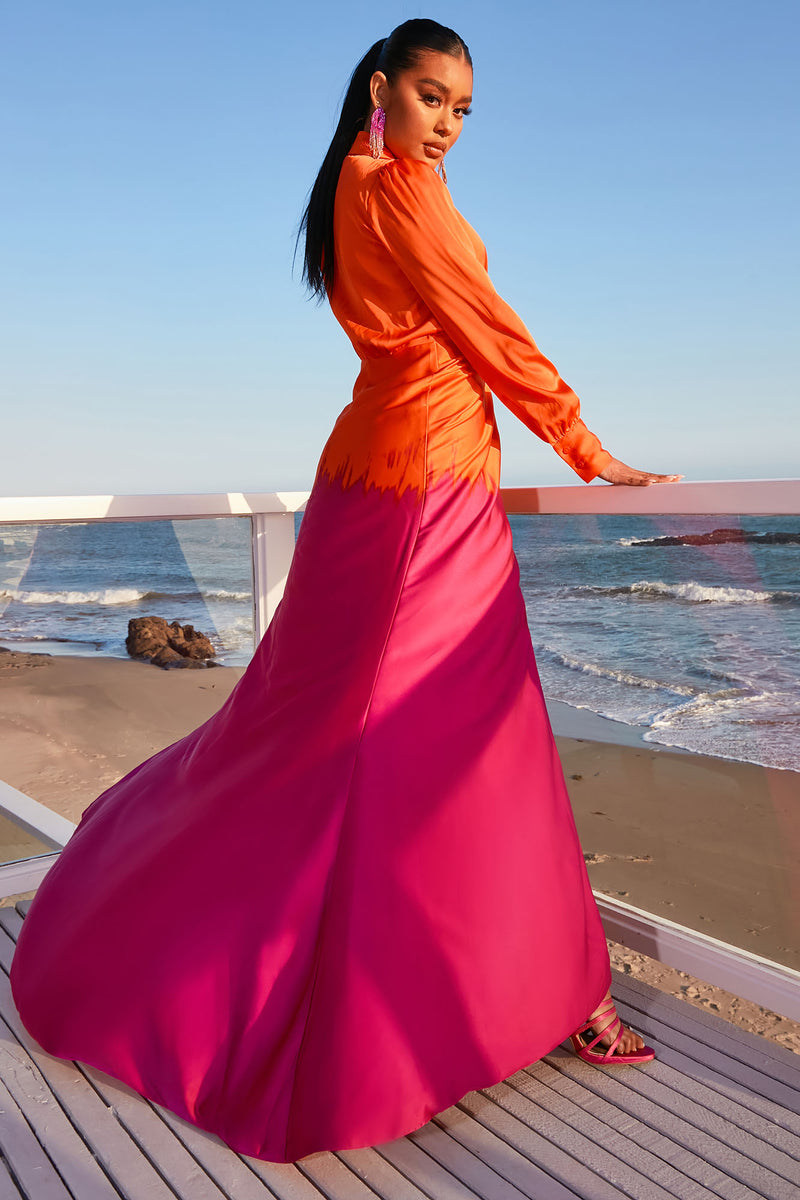 Fashion nova shop ombre dress