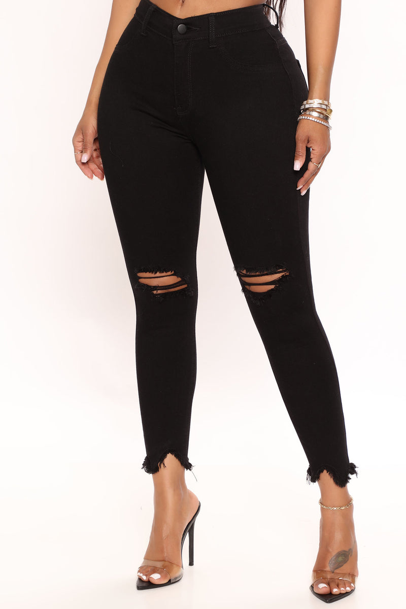Fashion nova black jeans cheap