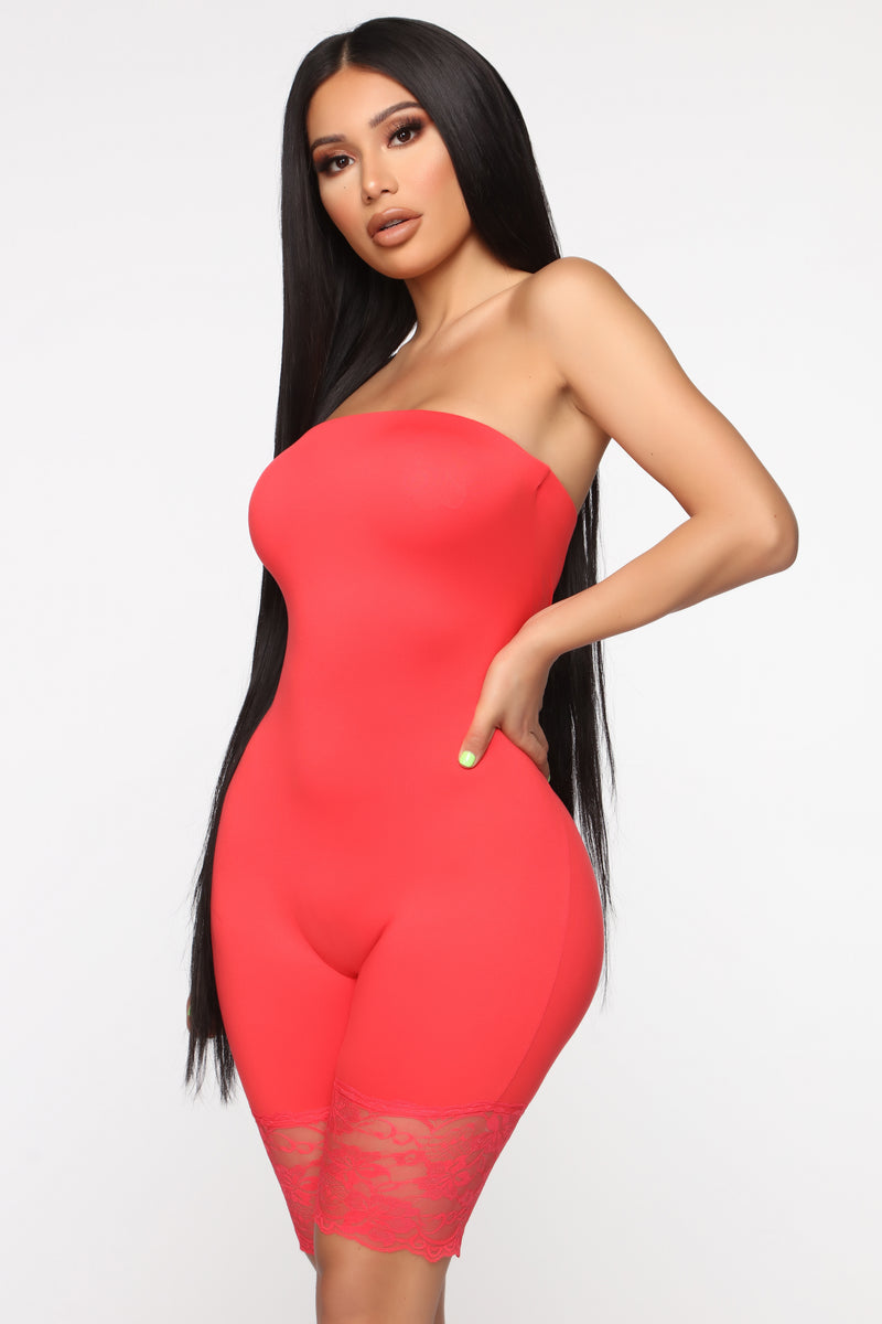 Tube biker short romper 2025