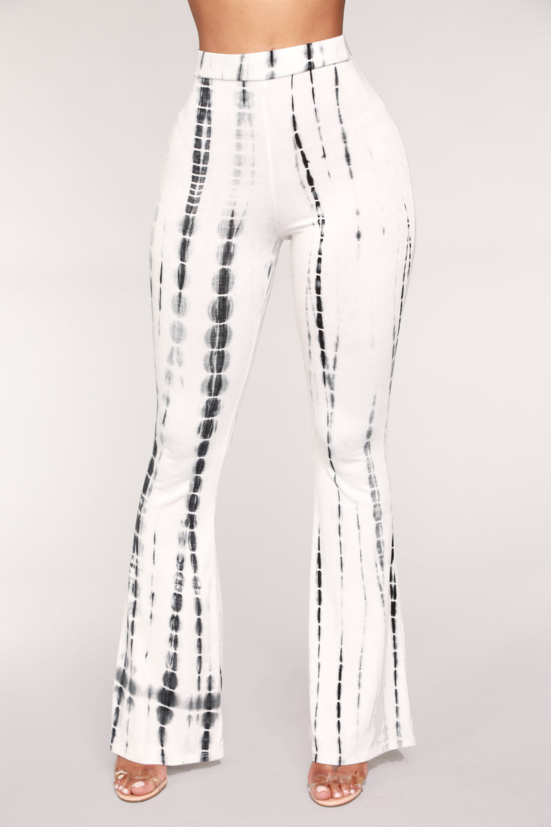 Tie dye flare hotsell pants fashion nova