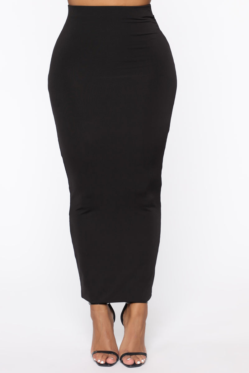 High waisted online skirt fashion nova