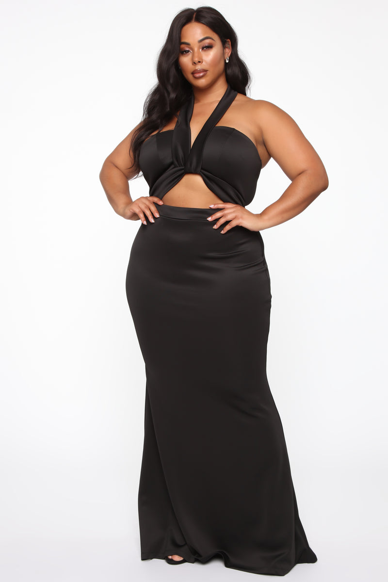 Masquerade Ball Maxi Gown - Black, Fashion Nova, Dresses