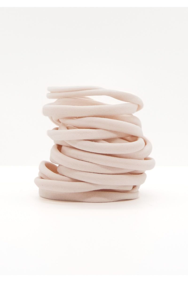 kitsch Nylon Hair Elastics Blush Fashion Nova, Beauty Fashion Nova