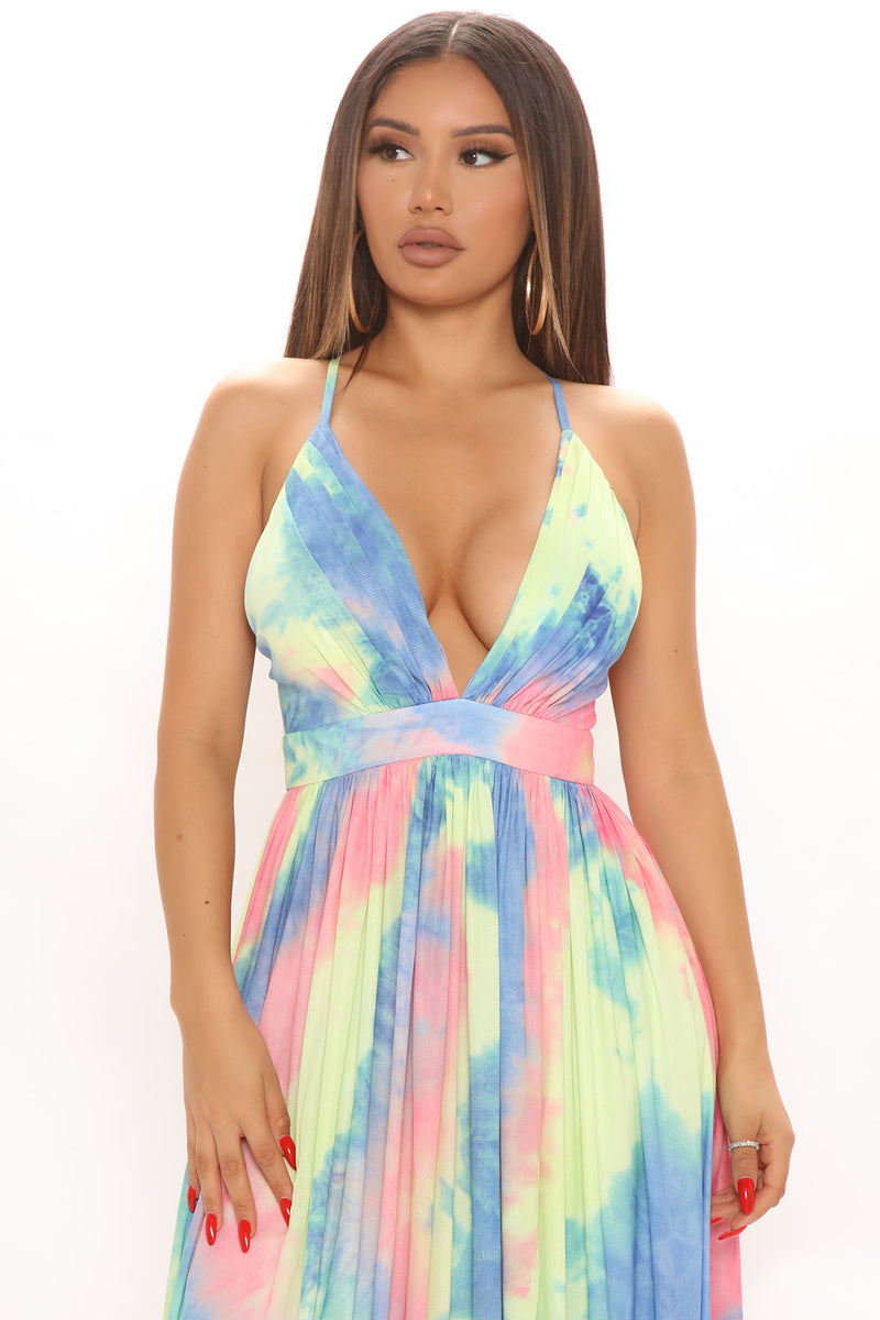 Fashion nova sales rainbow dress