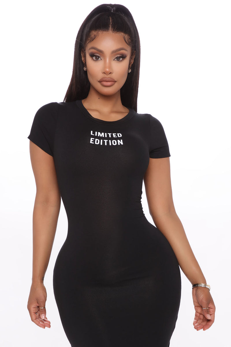 The limited sales black dress