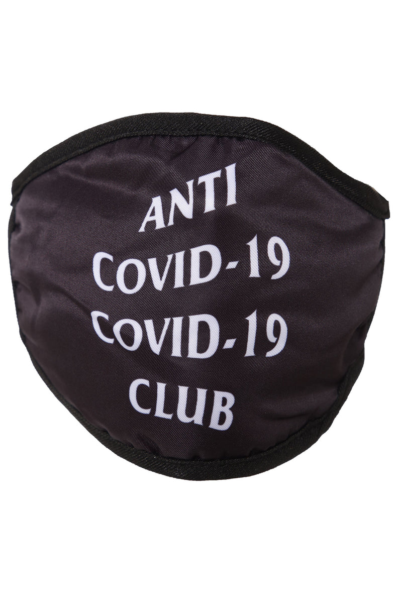 Join The Club Face Mask Black/White Fashion Nova, Facemasks