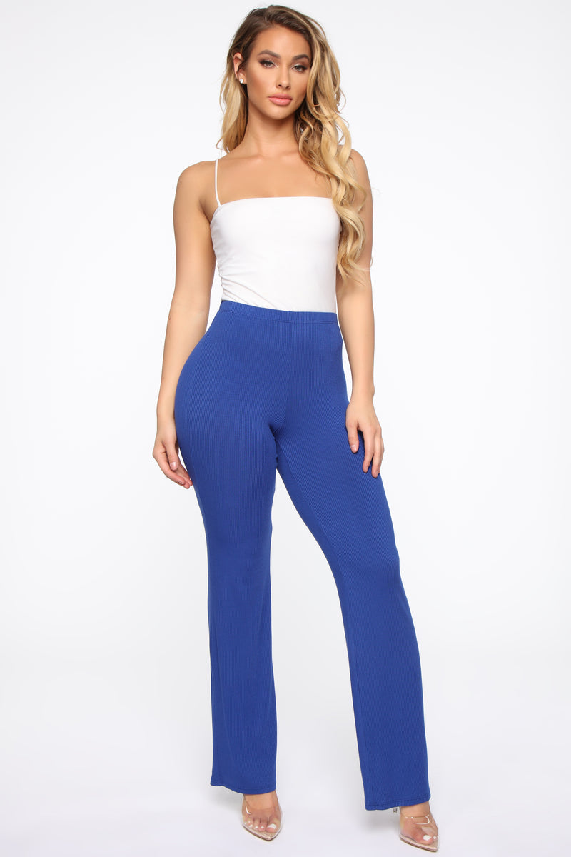 Perfect Feeling Ribbed Pants Royal Fashion Nova, Pants Fashion Nova