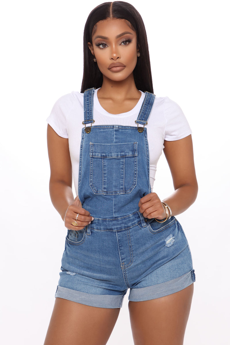 Overall shorts discount fashion nova
