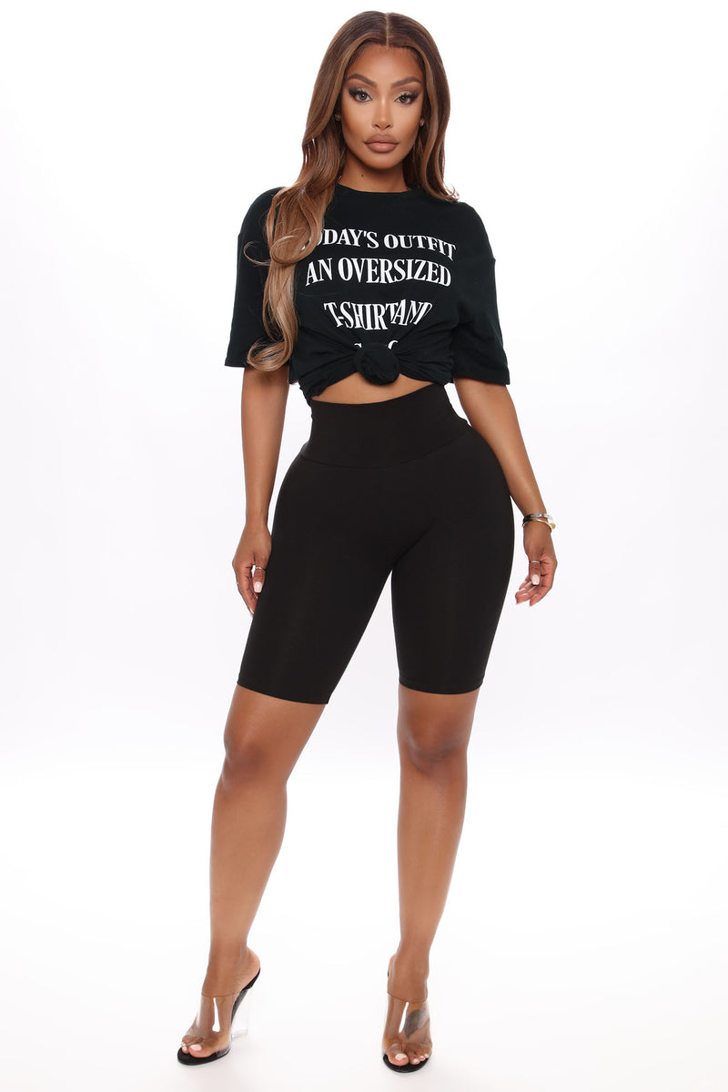 My Favorite Biker Short - Black, Fashion Nova, Shorts