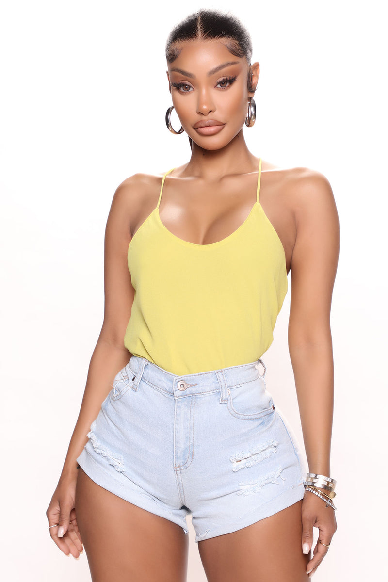 Fashion nova shop yellow top