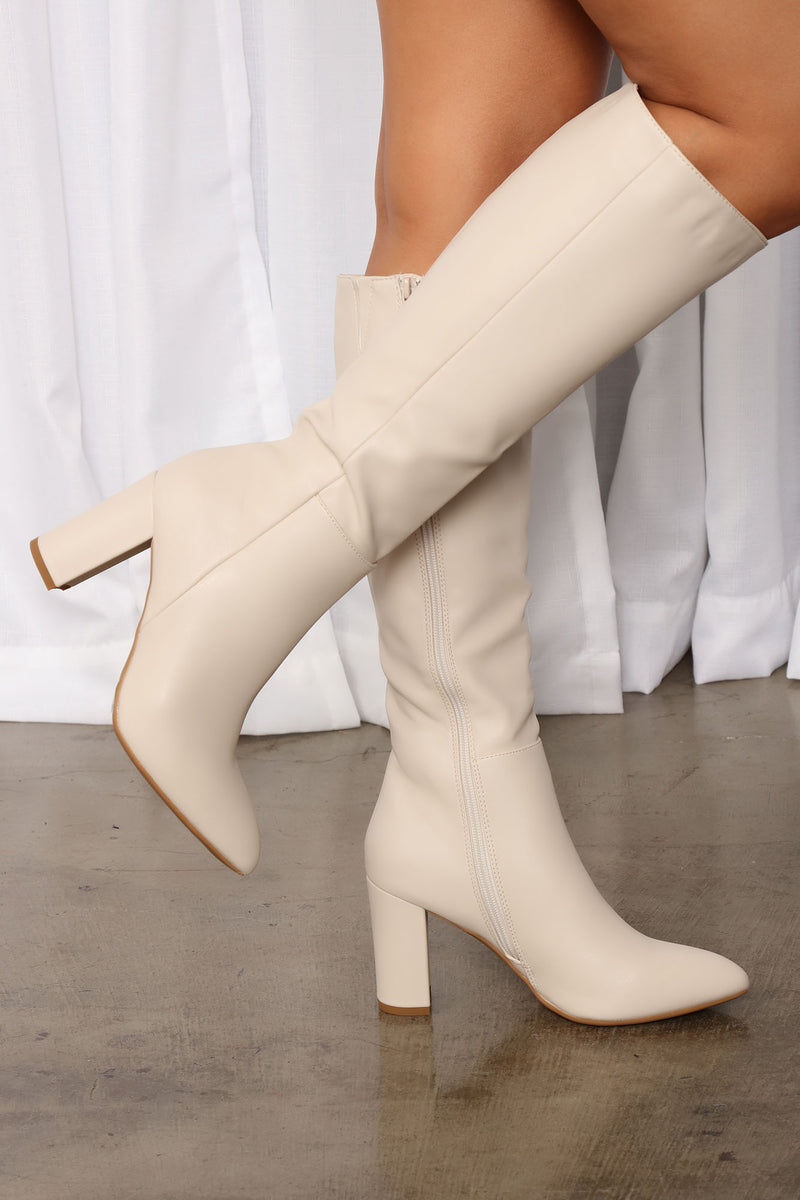 Ivory boots store knee high