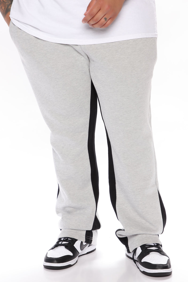 Grey flare top sweatpants