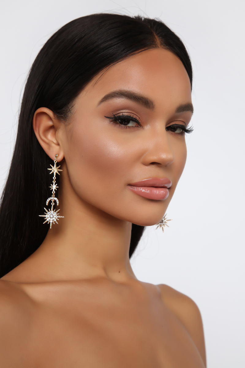 A Star #39 s Life Earrings Gold Fashion Nova Jewelry Fashion Nova