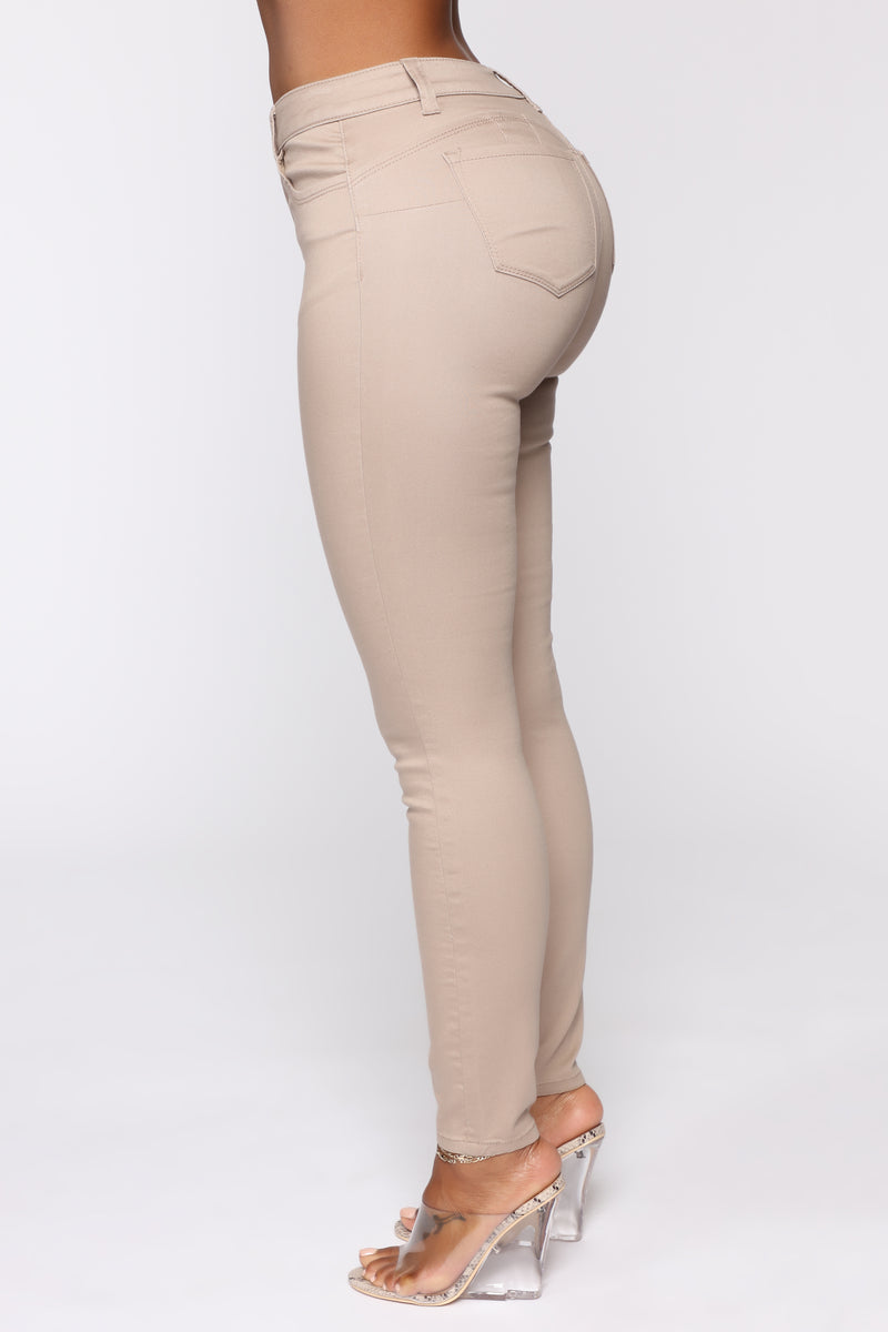 Ladies khaki deals jeggings