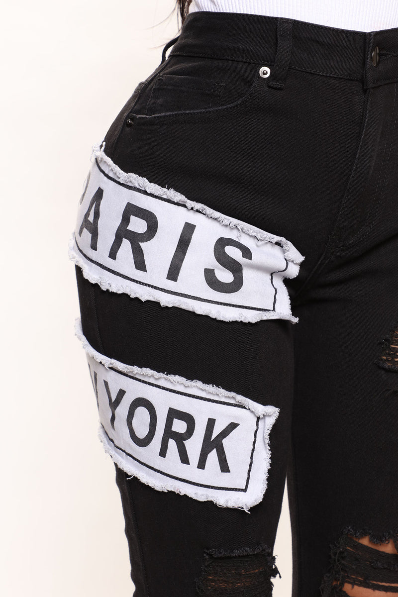 Fashion Tour Ripped Jeans Black Fashion Nova, Jeans Fashion Nova