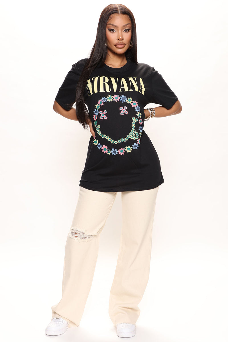 Nirvana online flower shirt