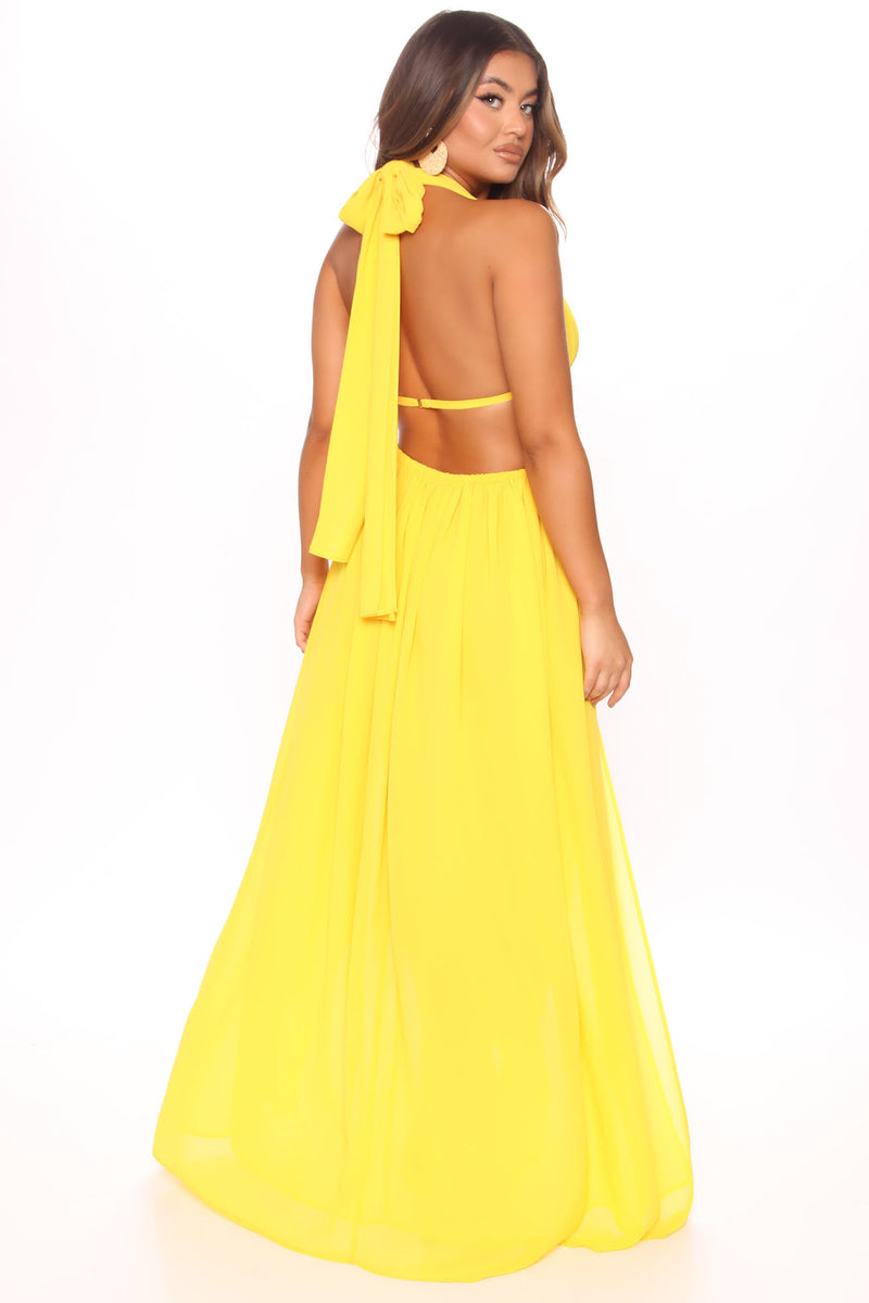 Maybe It's You Halter Maxi Dress