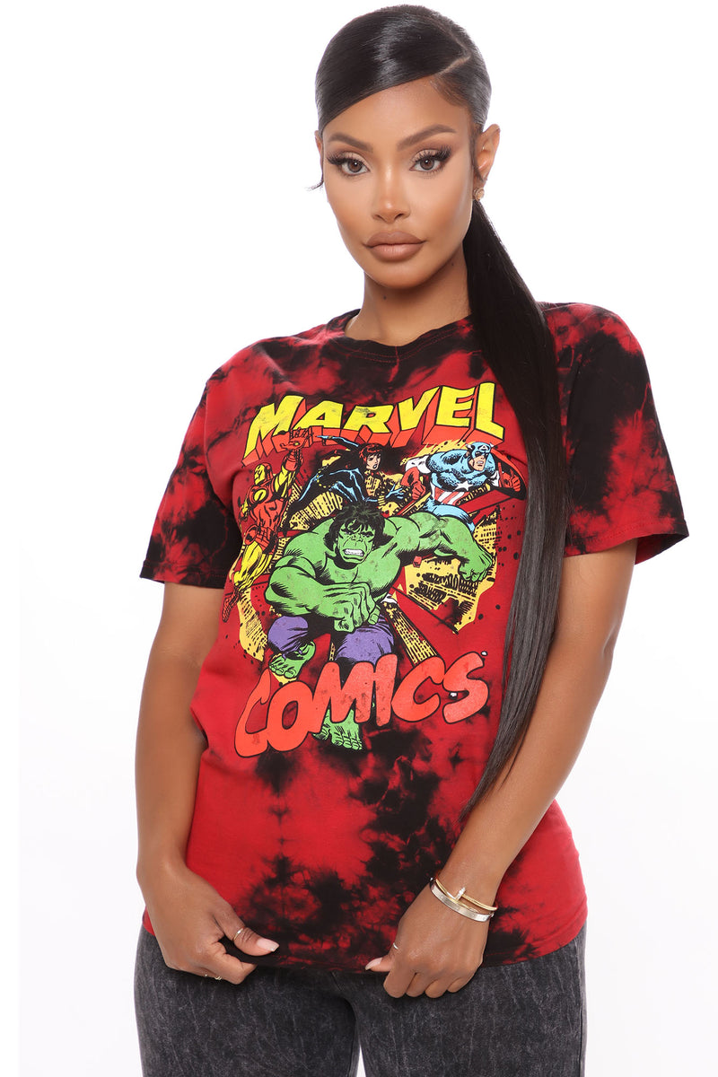 Womens marvel best sale shirt