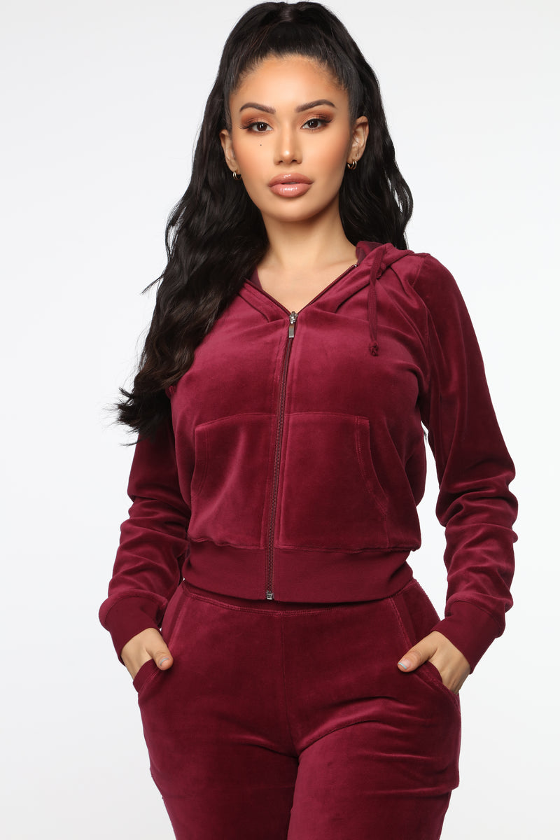 Fashion nova 2025 velour tracksuit