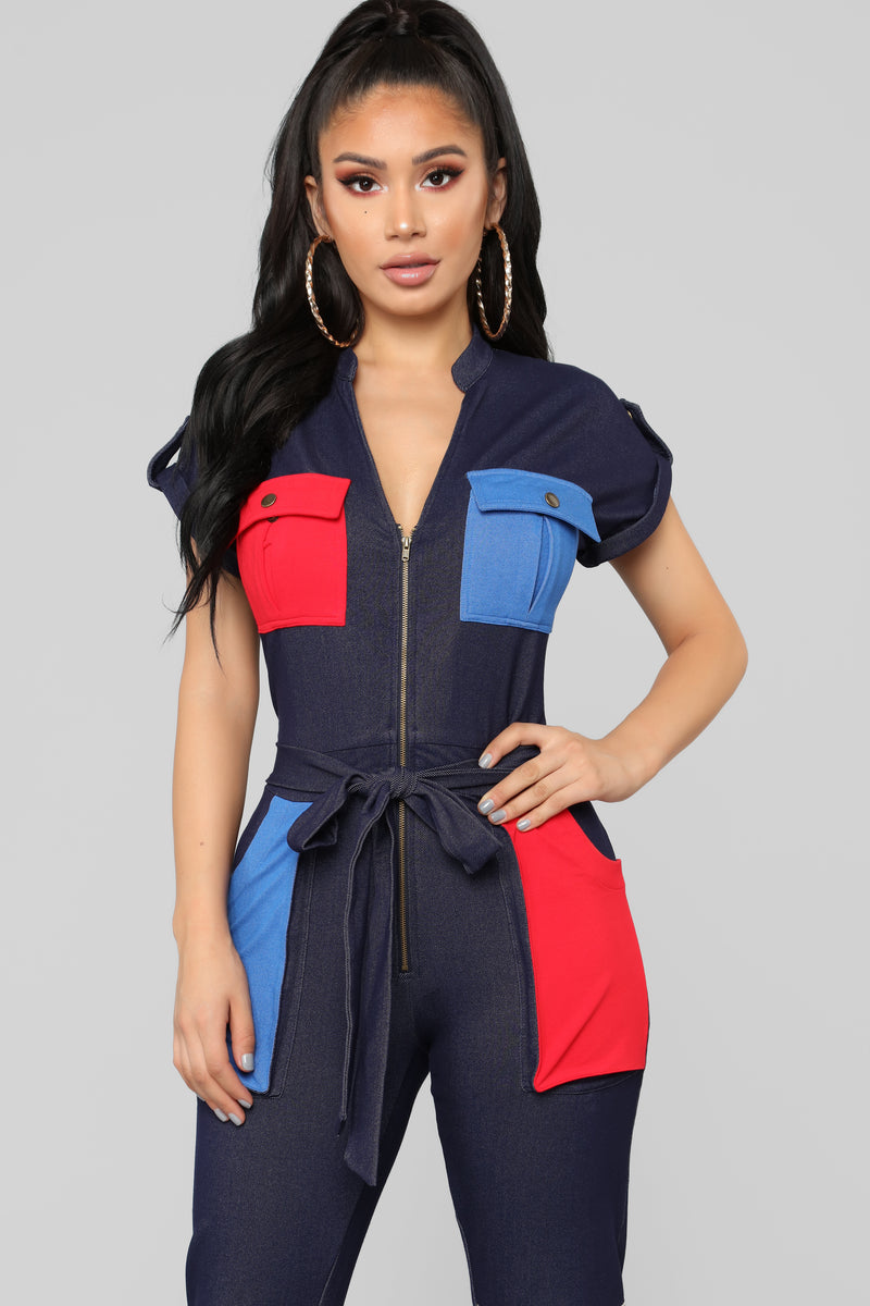 The Misunderstood Artist Jumpsuit Blue Fashion Nova, Jumpsuits