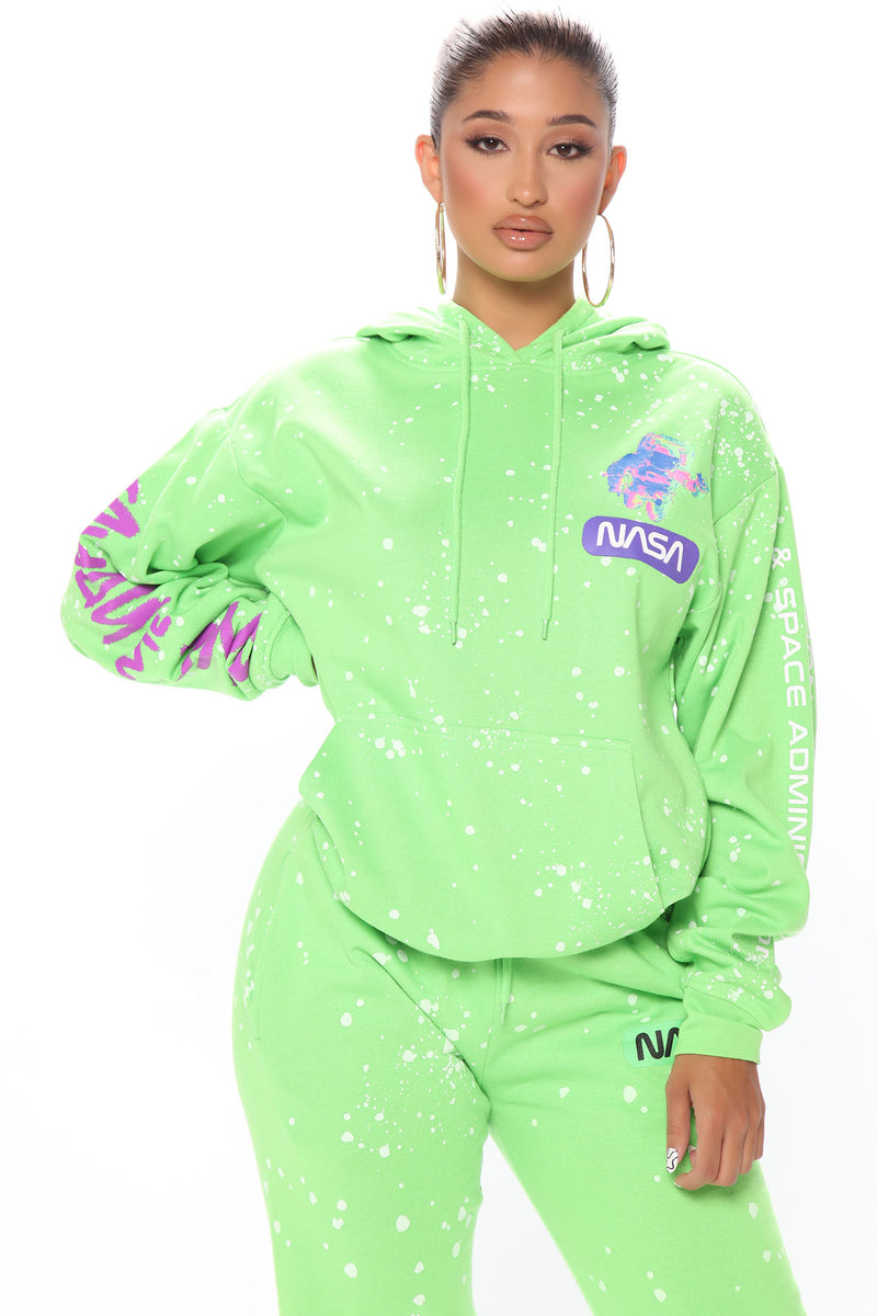 Neon hotsell nasa hoodie